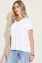 π Elevate your casual wardrobe with our Basic Bae V-Neck T-Shirt! π