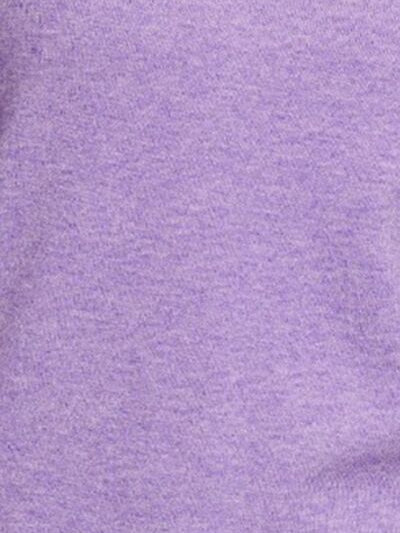 Zenana Rolled Round Neck Long Sleeve Sweater - Stormyjay