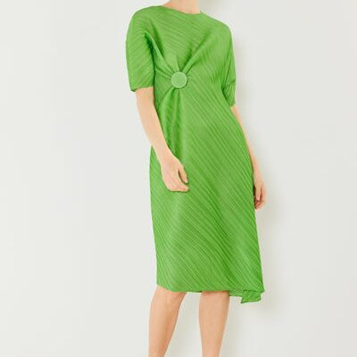 Marina West Swim Pleated Dolman Sleeve Dress - Stormyjay