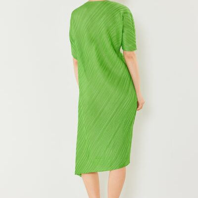 Marina West Swim Pleated Dolman Sleeve Dress - Stormyjay