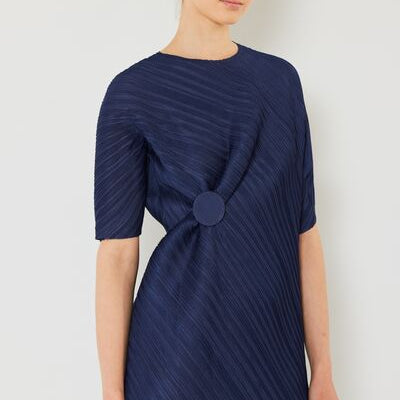 Marina West Swim Pleated Dolman Sleeve Dress - Stormyjay