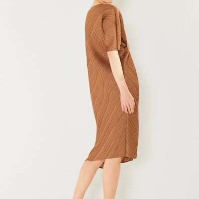 Marina West Swim Pleated Dolman Sleeve Dress - Stormyjay
