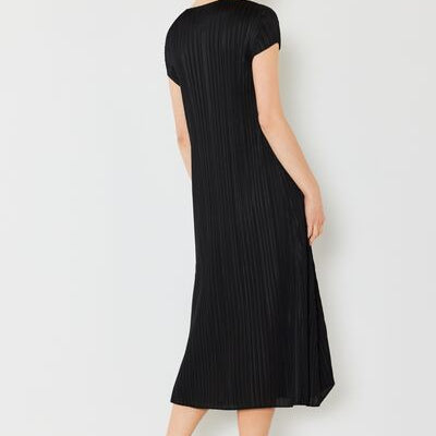 Marina West Swim Pleated Cap Sleeve A-Line Dress - Stormyjay