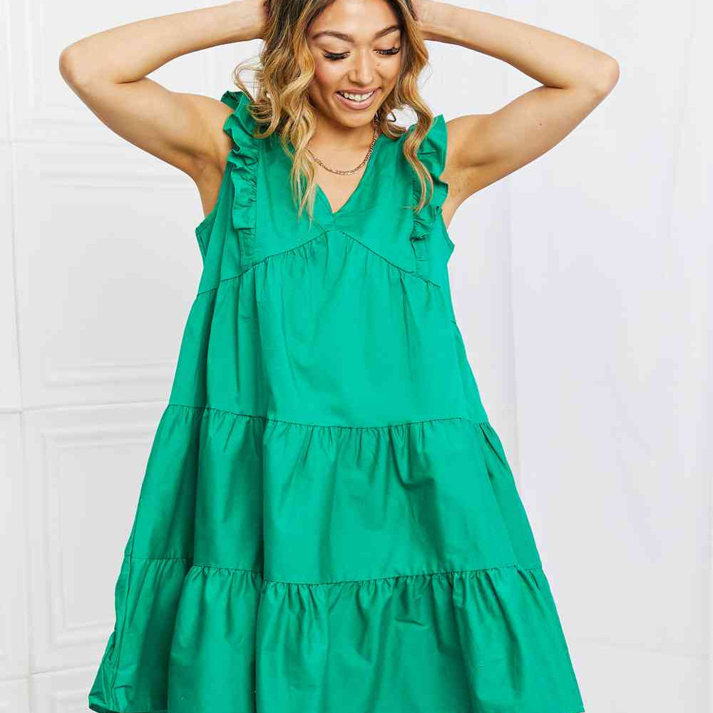 Hailey & Co Play Date Full Size Ruffle Dress - Stormyjay