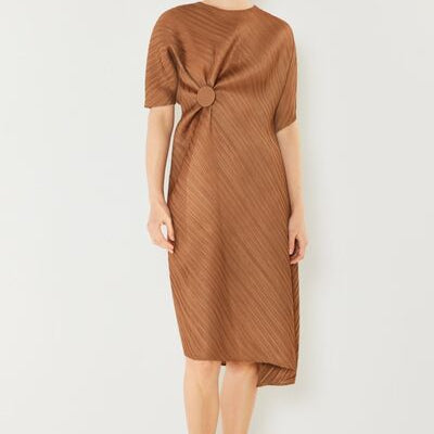 Marina West Swim Pleated Dolman Sleeve Dress - Stormyjay