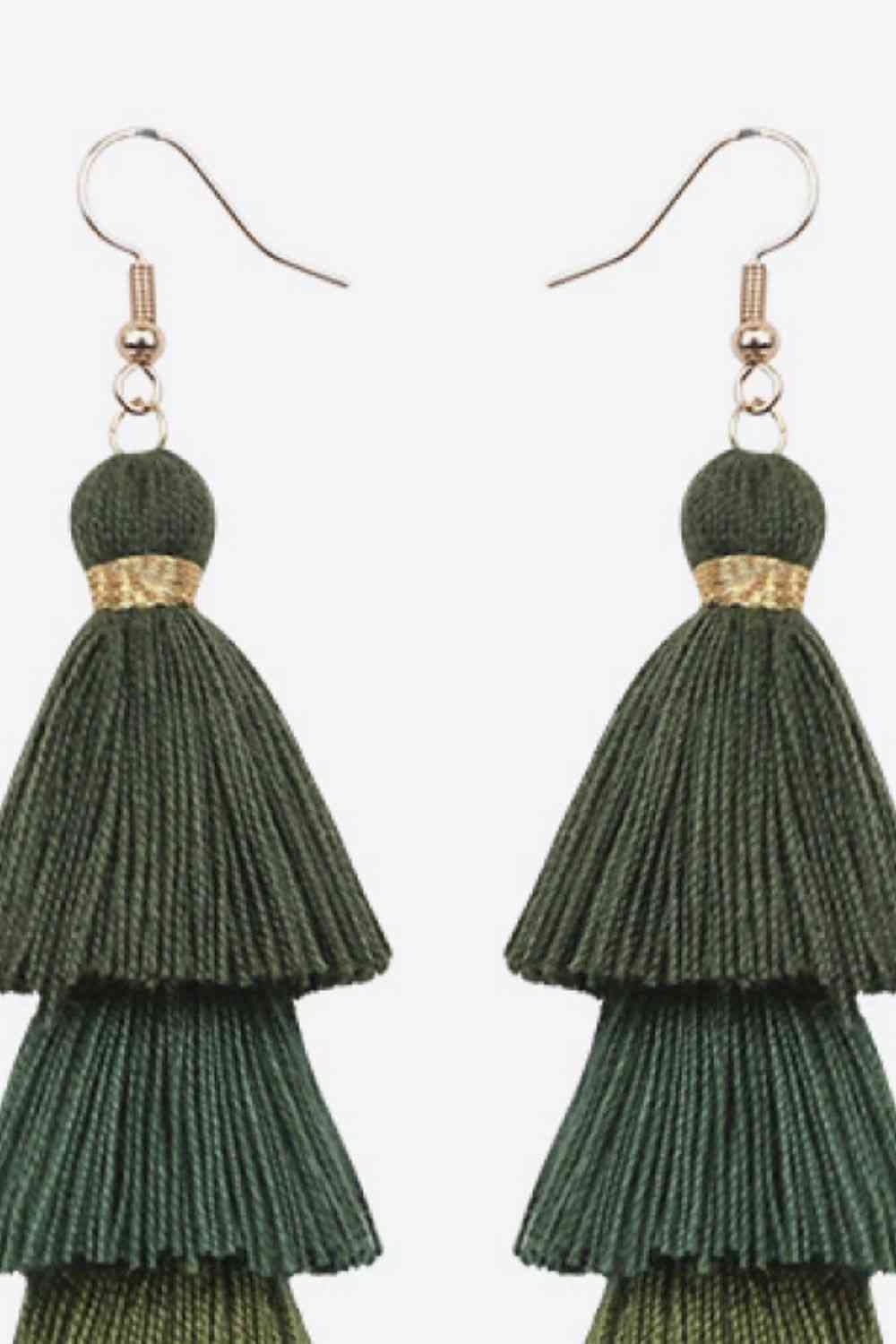 Layered Tassel Earrings