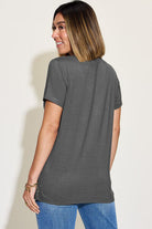 π Elevate your casual wardrobe with our Basic Bae V-Neck T-Shirt! π