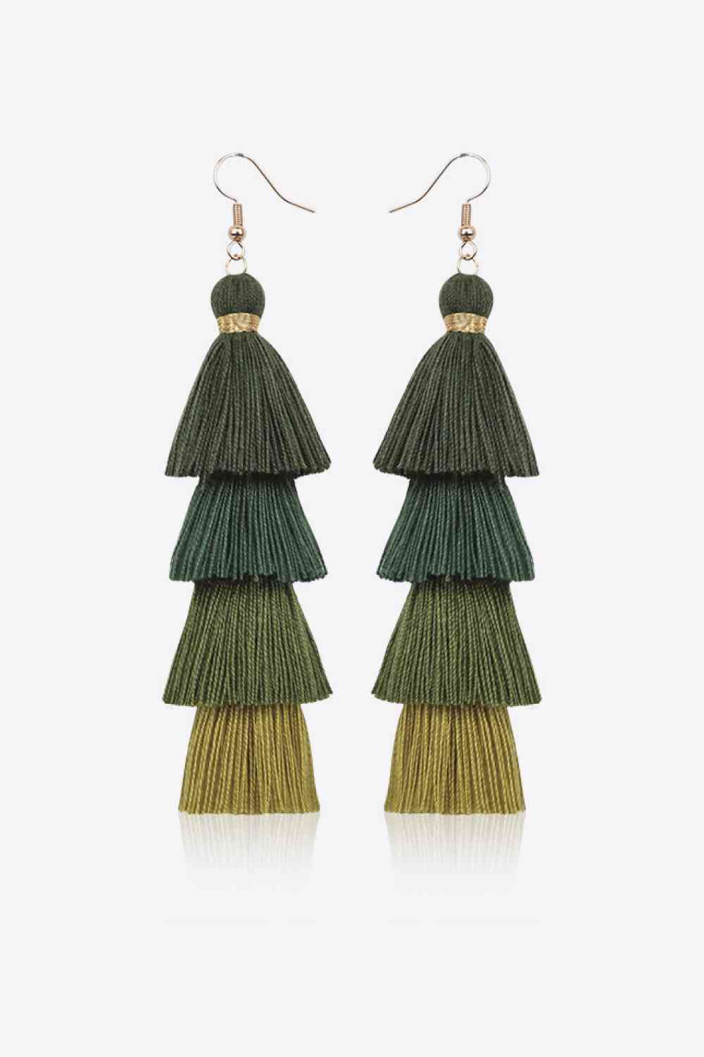 Layered Tassel Earrings