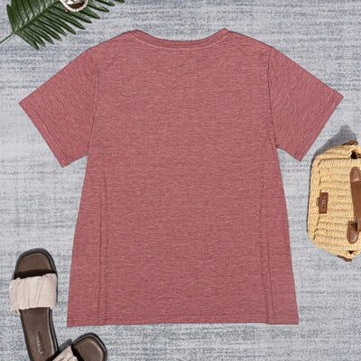 HAPPY VALENTINE'S DAY Round Neck Short Sleeve T-Shirt