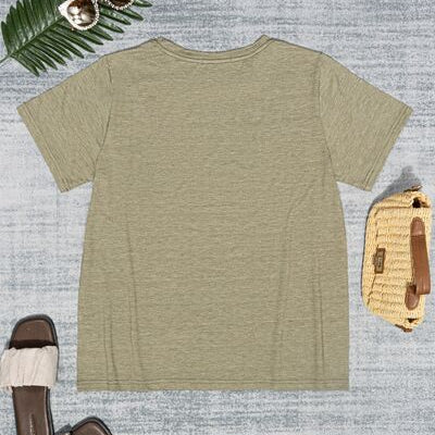 HAPPY VALENTINE'S DAY Round Neck Short Sleeve T-Shirt