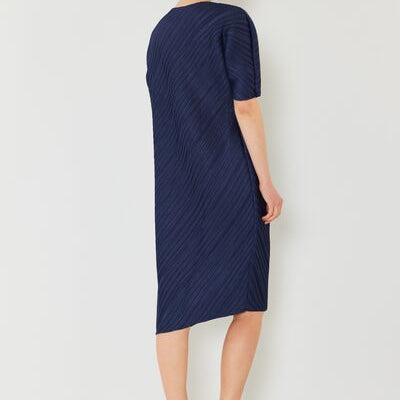 Marina West Swim Pleated Dolman Sleeve Dress - Stormyjay