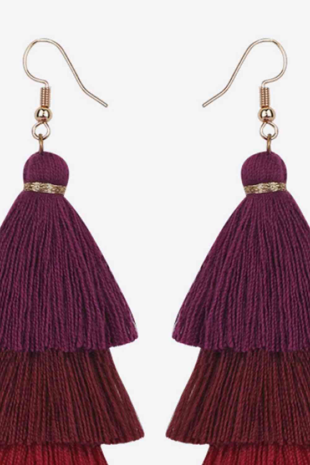 Layered Tassel Earrings