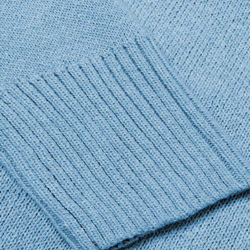 V-Neck Long Sleeve Knit Top