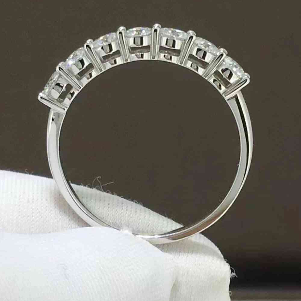 Charming Moissanite 925 Sterling Silver Ring