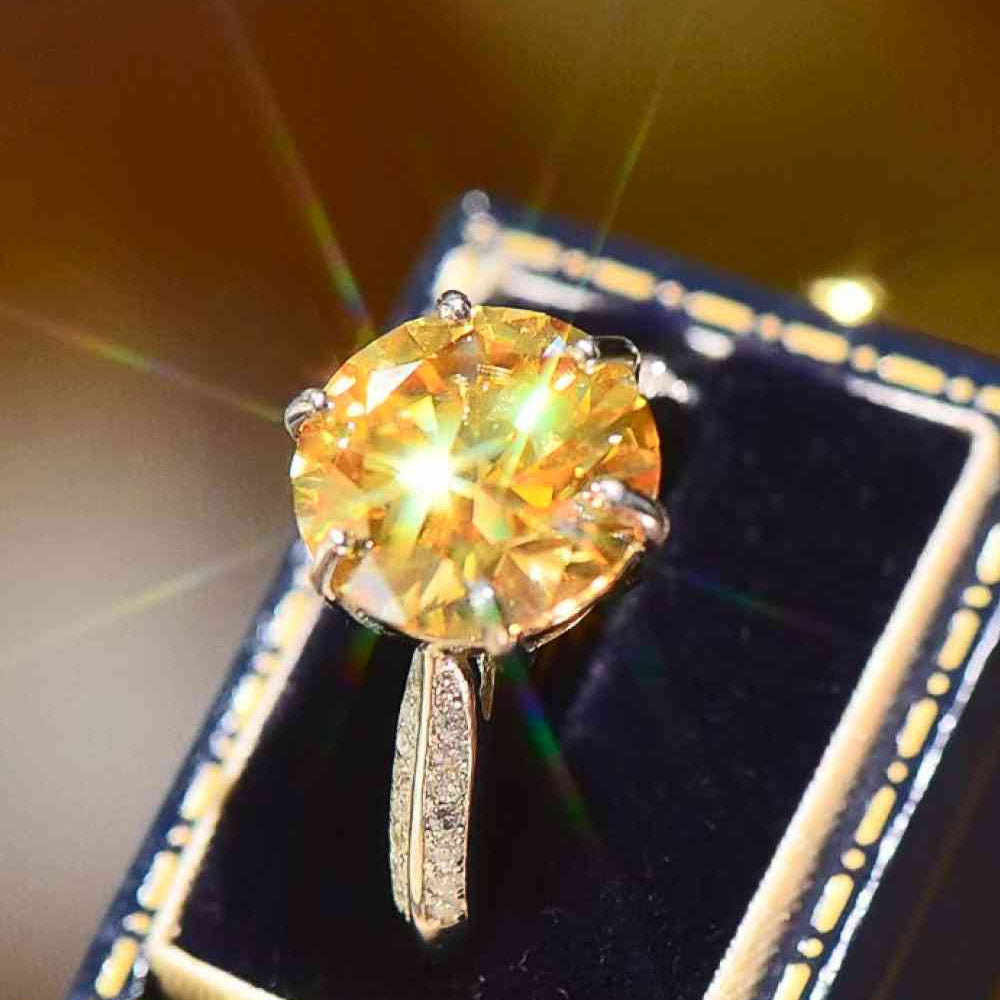 Living Your Life 3 Carat Moissanite 6-Prong Ring