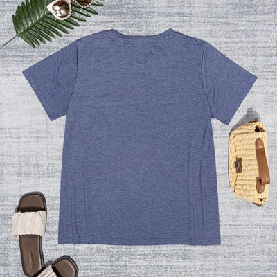 HAPPY VALENTINE'S DAY Round Neck Short Sleeve T-Shirt