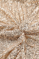 Apricot Knot Pack Hip Sequin Dress - Stormyjay