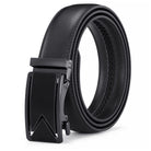 Microfiber Leather Mens Ratchet Belt Belts For Men Adjustable Automatic Buckle - Stormyjay