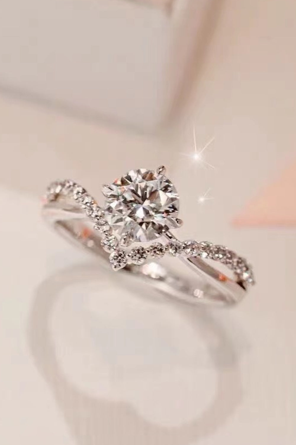 Bold Beauty 1 Carat Moissanite Heart-Shaped Ring - Stormyjay