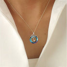 925 Sterling Silver Natural Crystal Pendant Necklace - Stormyjay