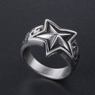 Stainless Steel Ring Men And Women Star Jewelry - Stormyjay