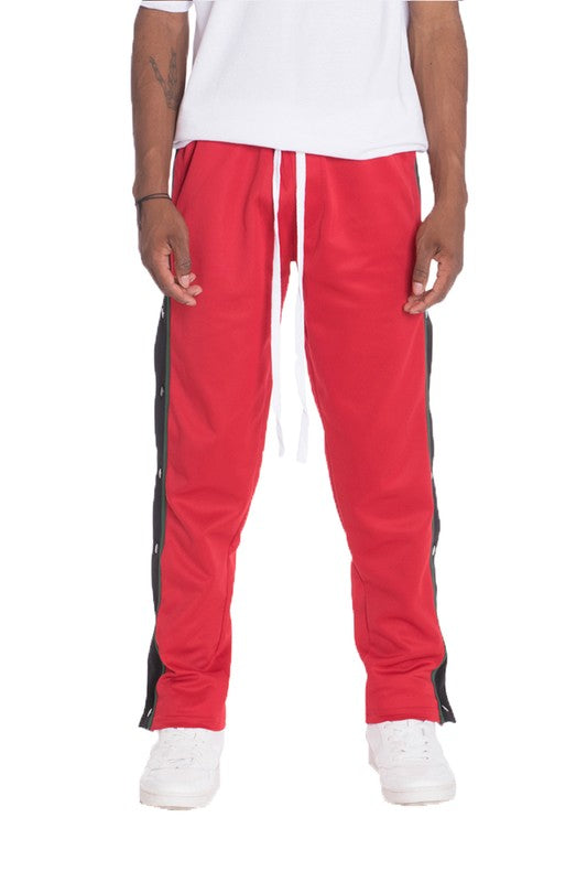 Snap Button Track Pants - Stormyjay