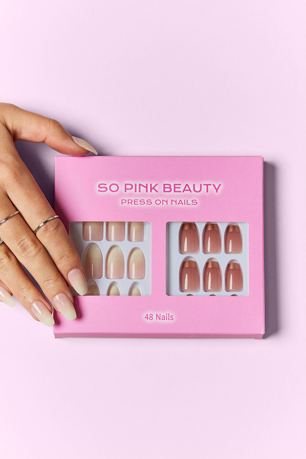 SO PINK BEAUTY Press On Nails 2 Packs - Stormyjay