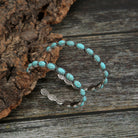 Artificial Turquoise C-Hoop Earrings - Stormyjay