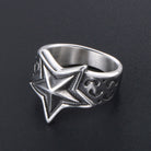 Stainless Steel Ring Men And Women Star Jewelry - Stormyjay