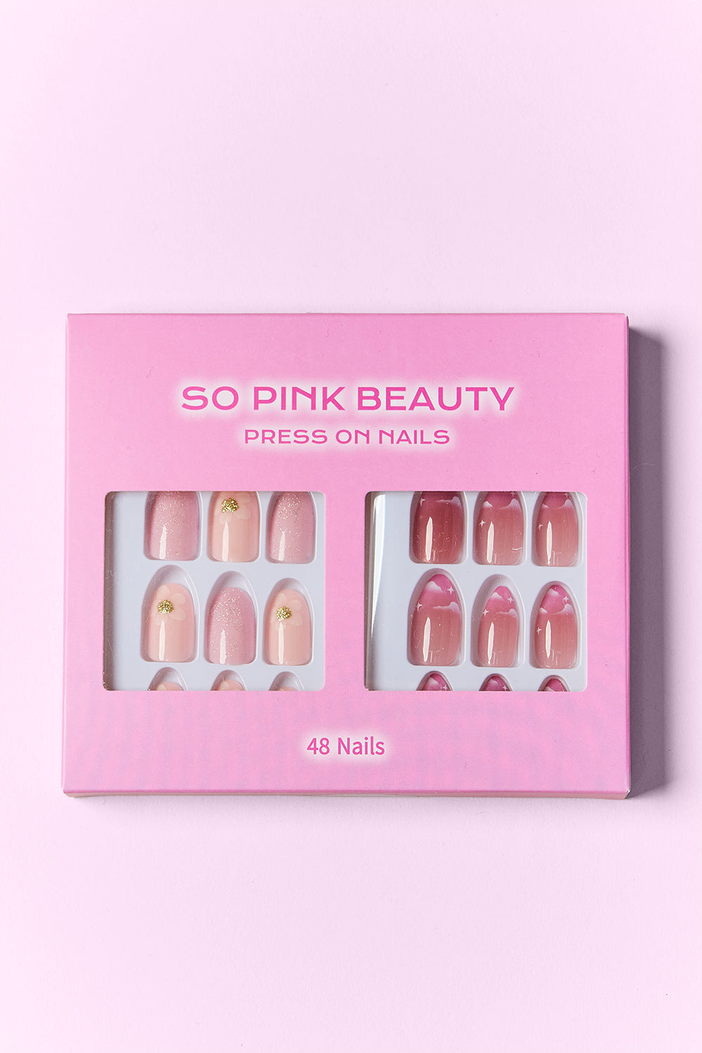 SO PINK BEAUTY Press On Nails 2 Packs - Stormyjay