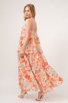 And The Why Floral Ruffled Tiered Maxi Cami Dress - Stormyjay