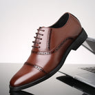 Elevate your business attire with these stylish English shoes. - Stormyjay