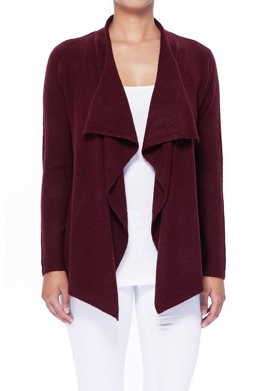 Draped Stylish Cape Sweater Cardigan - Stormyjay