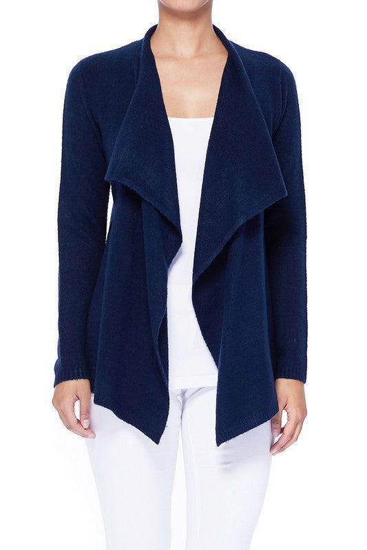 Draped Stylish Cape Sweater Cardigan - Stormyjay