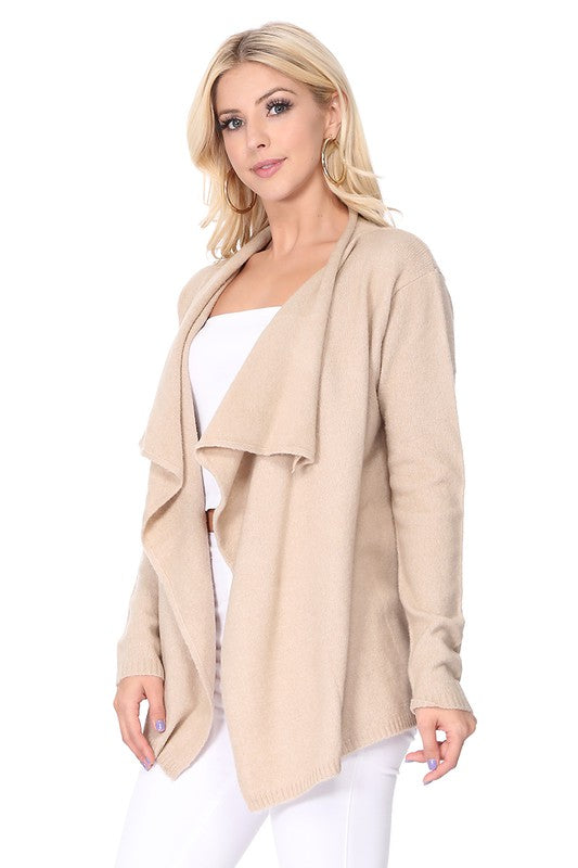 Draped Stylish Cape Sweater Cardigan - Stormyjay