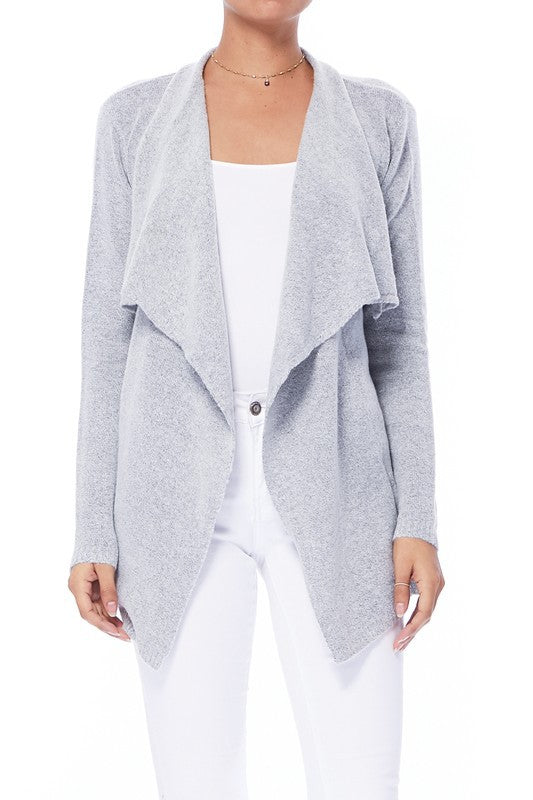 Draped Stylish Cape Sweater Cardigan - Stormyjay