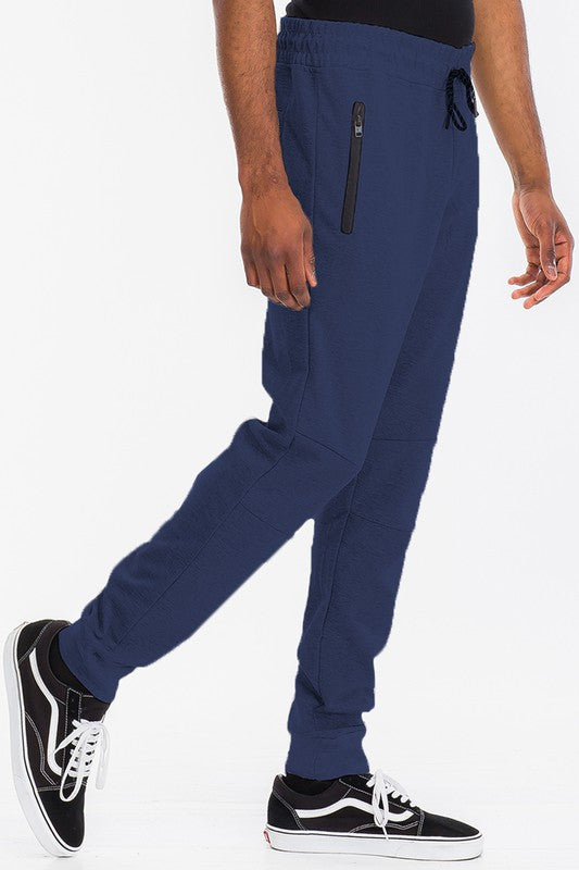 Weiv Mens Solid Heathered Jogger - Stormyjay