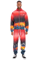 NYC LIFE LA LIFE PRINT WINDBREAK TRACK SUIT - Stormyjay