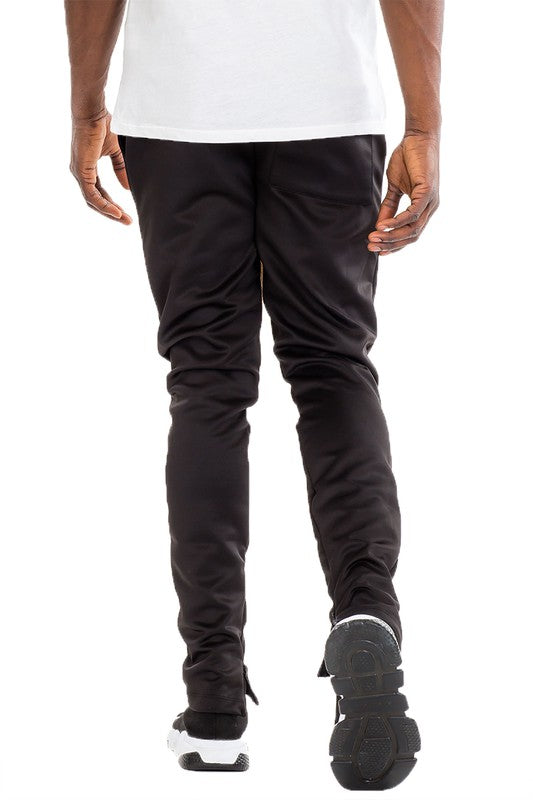 SOLID COLOR PLAIN BASIC TRACK PANTS - Stormyjay