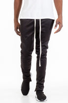 SOLID COLOR PLAIN BASIC TRACK PANTS - Stormyjay