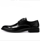 Youthful men's business leather dress shoes for a polished look. - Stormyjay