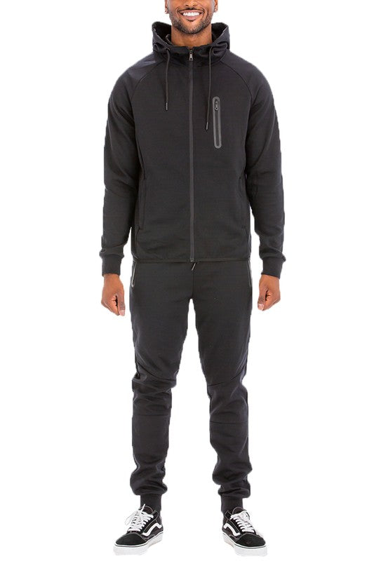 Mens Full Zip Sweat Pant Sweat Set - Stormyjay