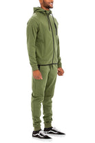 Mens Full Zip Sweat Pant Sweat Set - Stormyjay