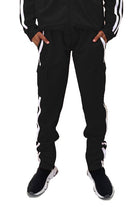 Two Stripe Cargo Pouch Track Pants - Stormyjay