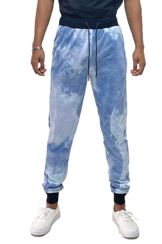 COTTON TYE DYE SWEAT PANTS - Stormyjay