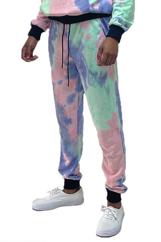 COTTON TYE DYE SWEAT PANTS - Stormyjay