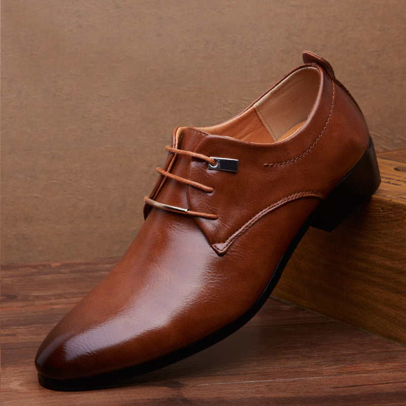 Explore the latest in men's leather shoes, featuring a fusion of casual comfort and business dress style in our new arrivals. - Stormyjay