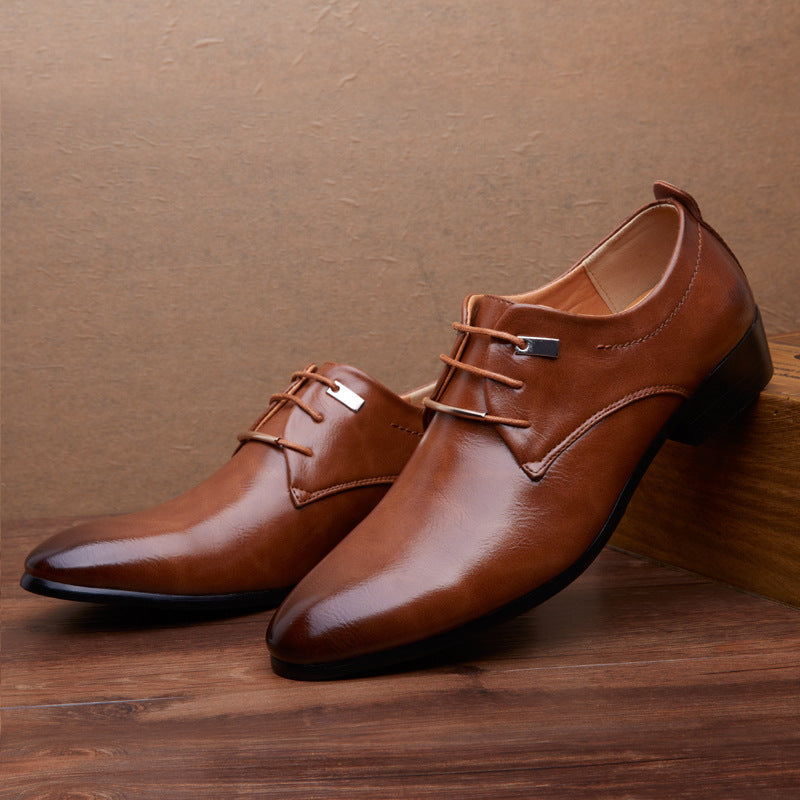 Explore the latest in men's leather shoes, featuring a fusion of casual comfort and business dress style in our new arrivals. - Stormyjay