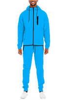 Mens Full Zip Sweat Pant Sweat Set - Stormyjay