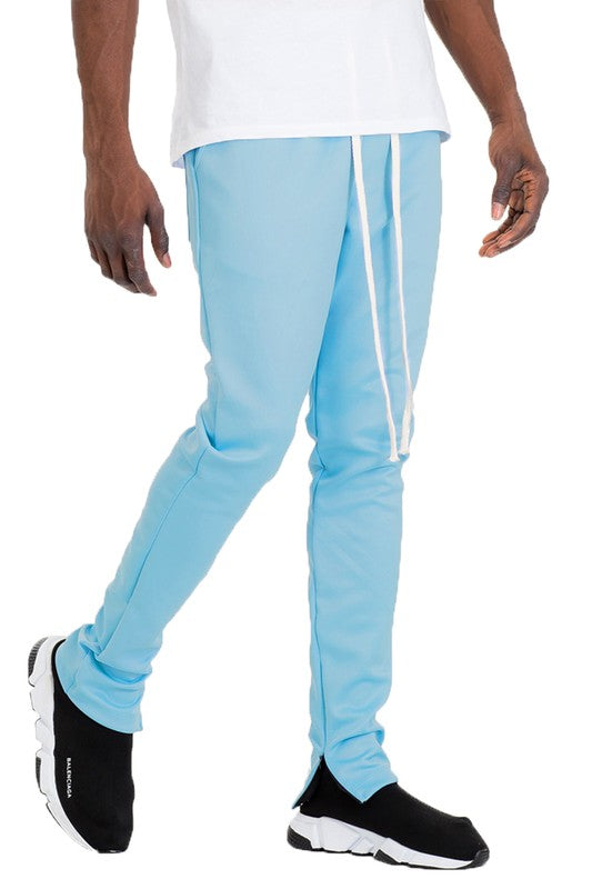 SOLID COLOR PLAIN BASIC TRACK PANTS - Stormyjay